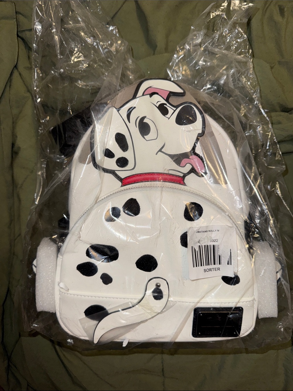 Loungefly White & Black 101 Dalmatians Mini Backpack